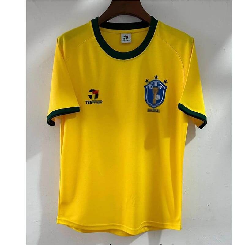Camiseta Brasil Retro 1982 Home